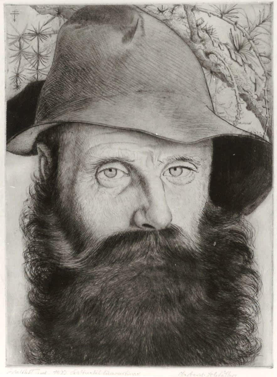 Oberbayerischer Holzfäller