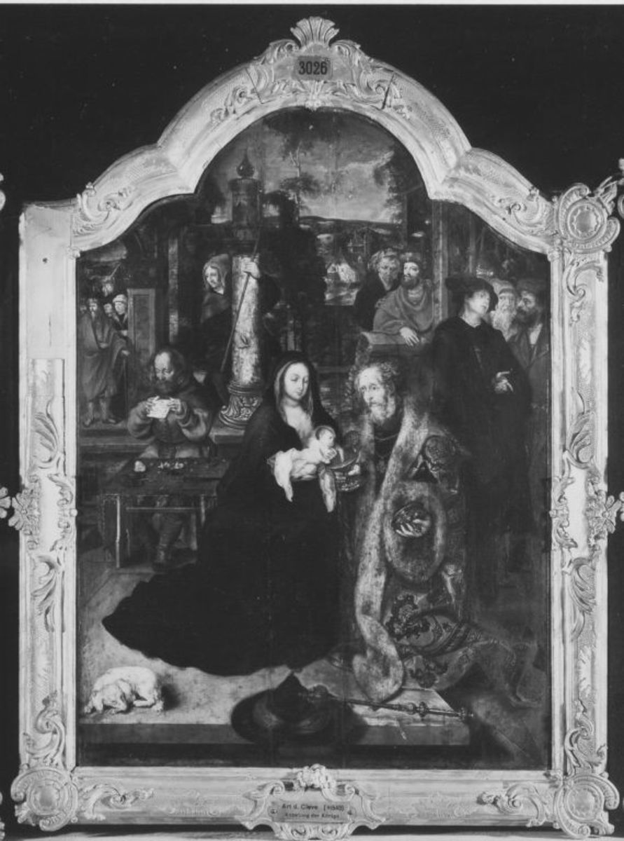 Anbetungstriptychon: Mitteltafel mit dem ältesten König
