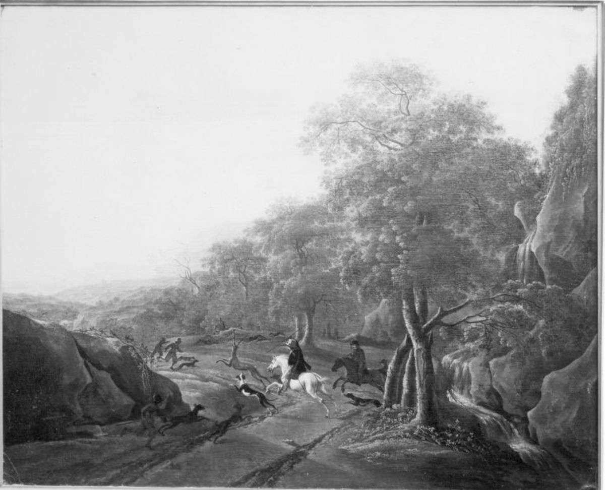 Waldige Gebirgslandschaft