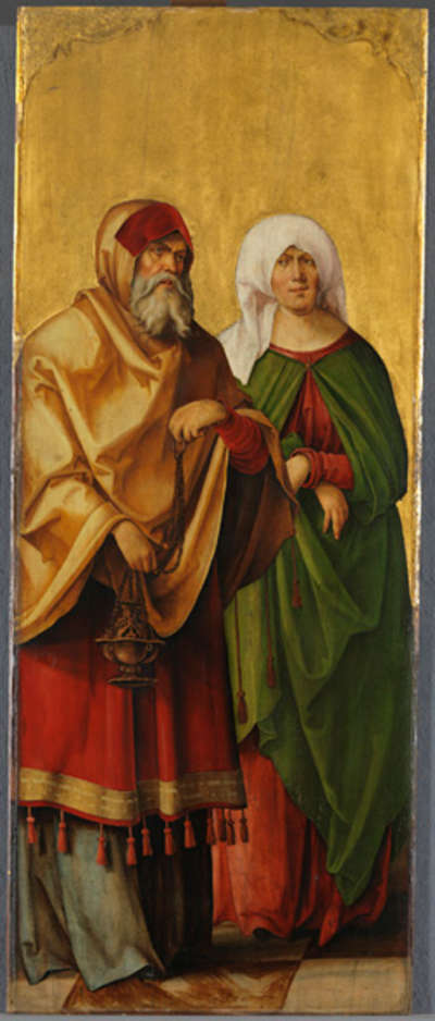 Annenaltar: Die hll. Zacharias und Elisabeth