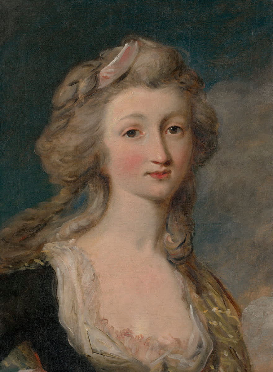 Josephine Langer, die Frau des Künstlers