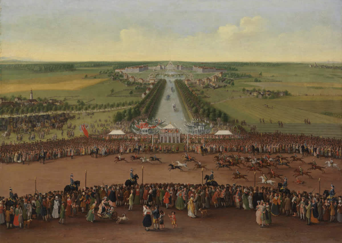 Pferderennen bei Nymphenburg