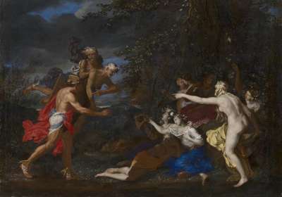 Perseus bei den Nymphen
