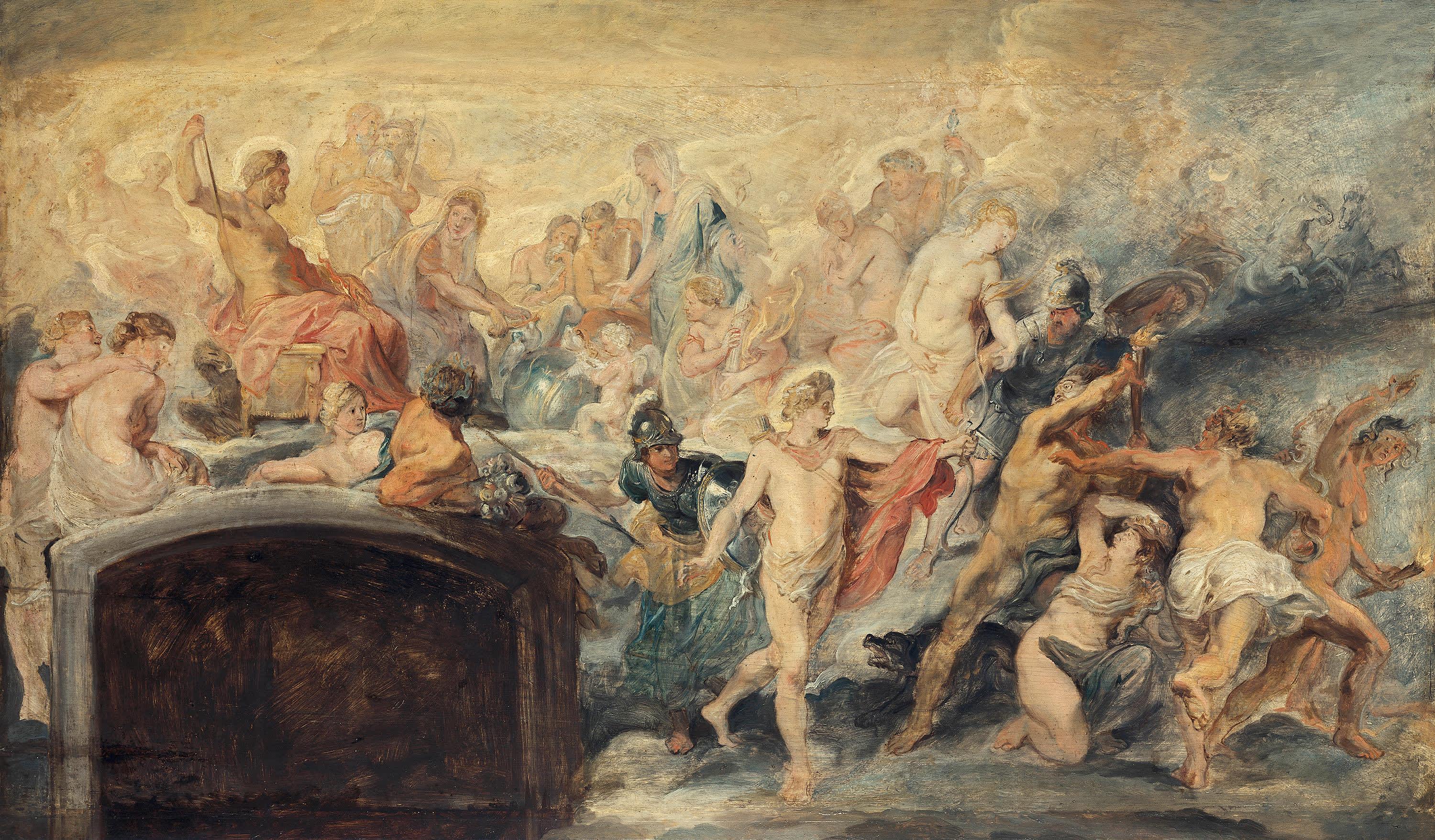 Der Götterrat (Skizze zum Medici-Zyklus)