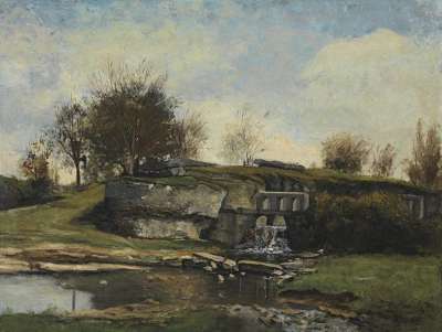 Schleuse im Tal von Optevoz