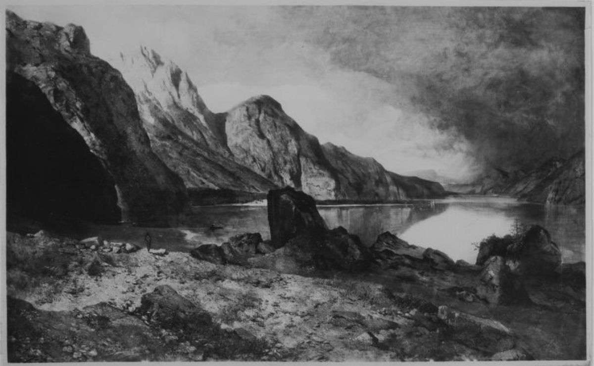 Der Königssee bei Berchtesgaden von Süden gesehen