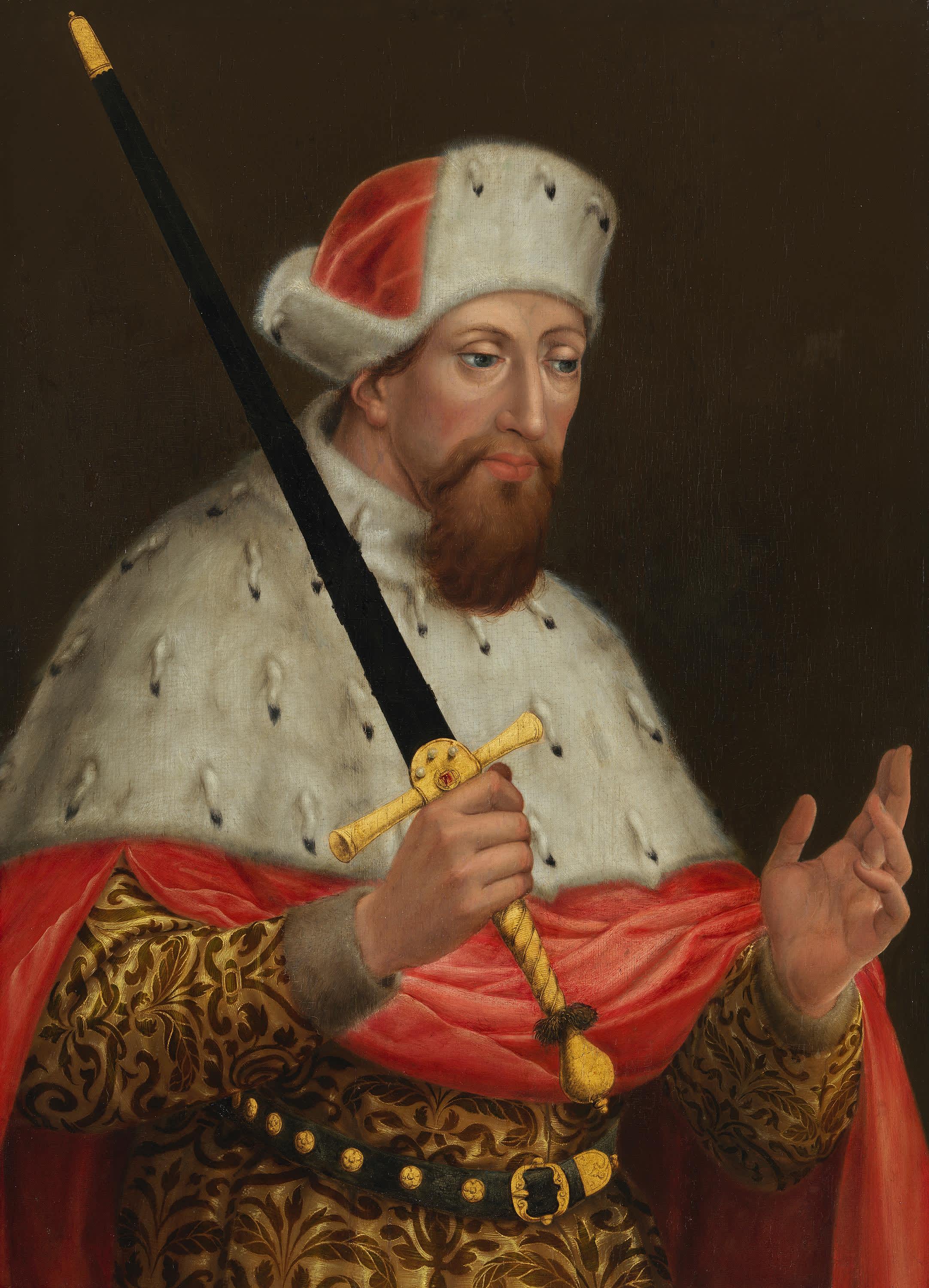 Bildnis des Kurfürsten Ludwig III. des Bärtigen von der Pfalz (1378-1436)