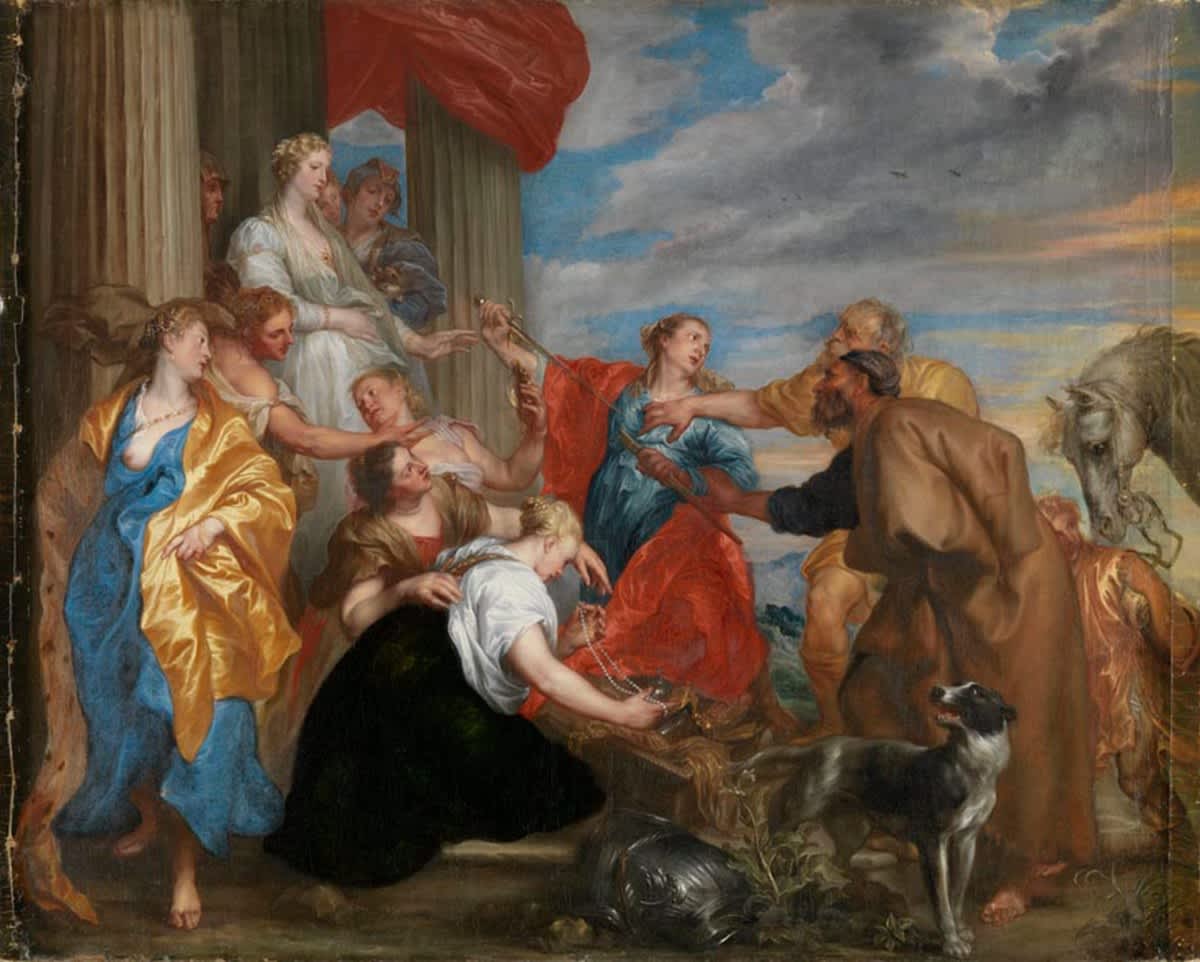 Achill unter den Töchtern des Lykomedes