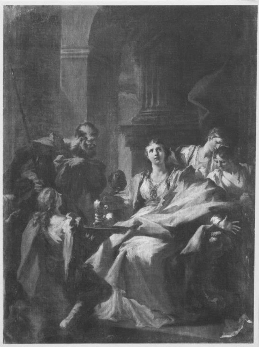 Sophonisbe empfängt den Giftbecher