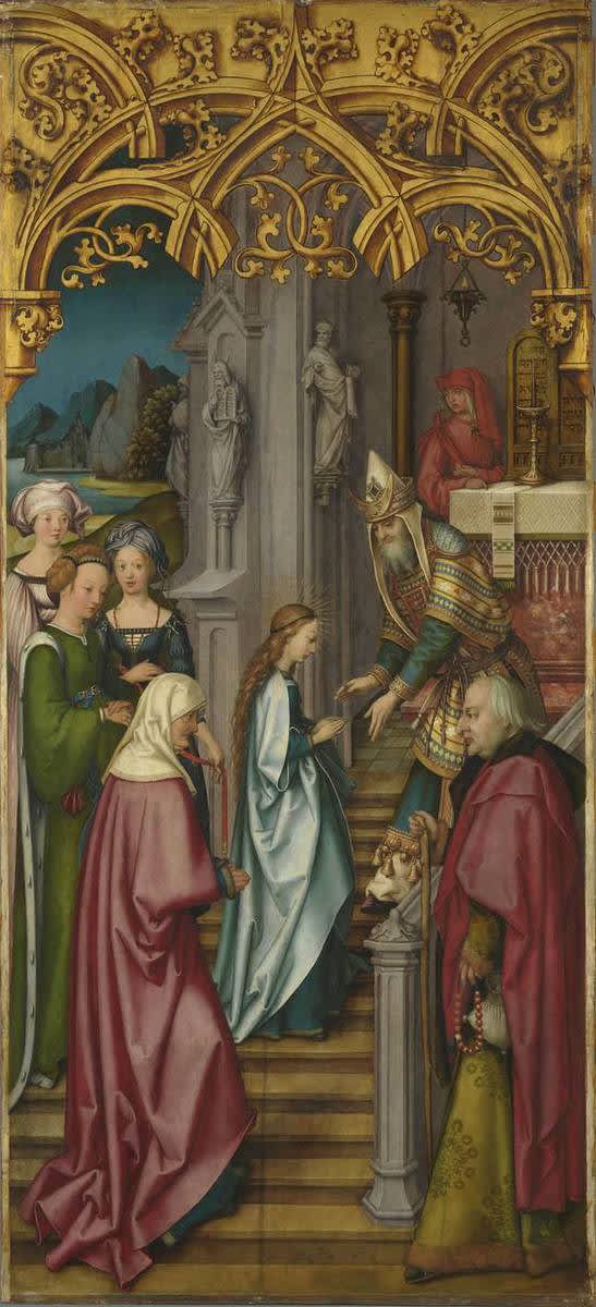 Kaisheimer Altar: Tempelgang Mariens