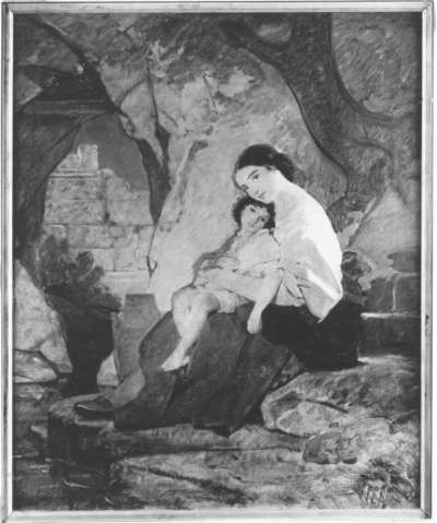 Italienerin mit ihrem Kind