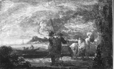 Bucht bei ruhiger See