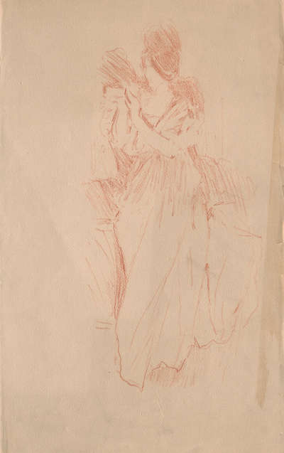 Study for Pandora, standing