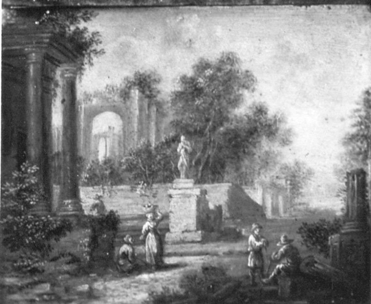 Landschaft mit Ruinen