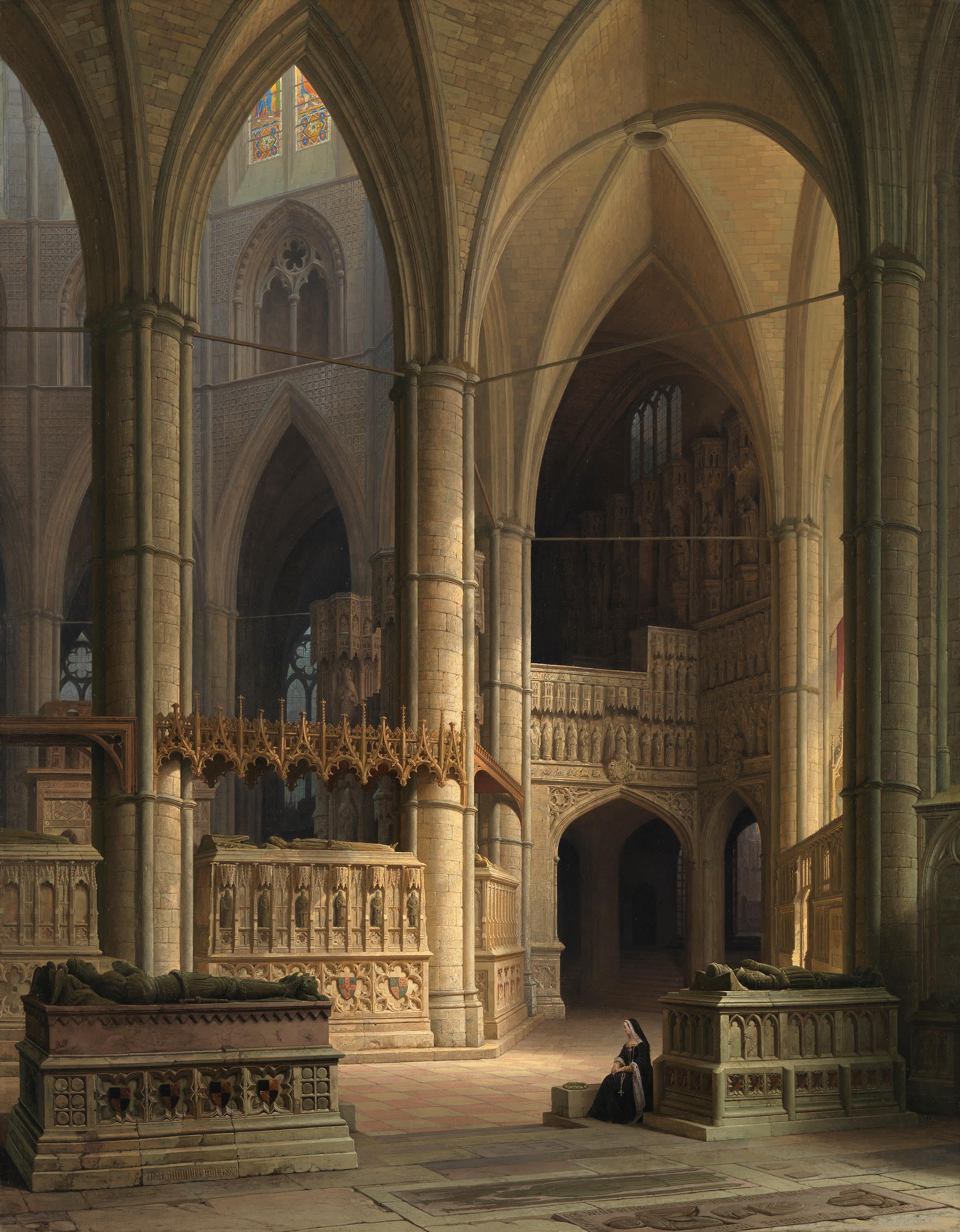 Im Chor der Westminster Abbey in London