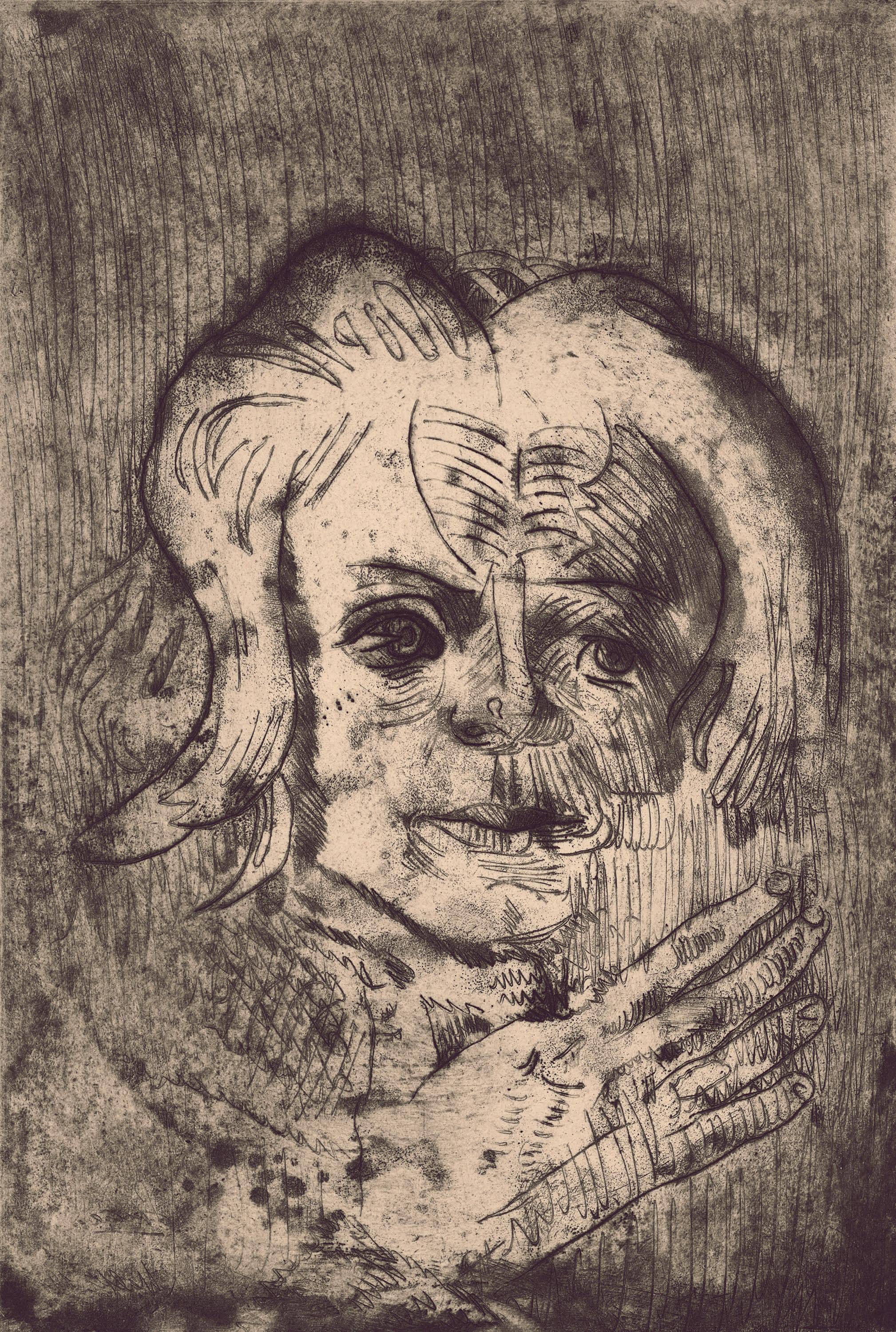 Mädchen mit Hand (Sonia)