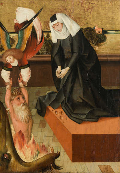 Ottilie rettet ihren Vater Attich durch ihr Gebet aus dem Fegefeuer