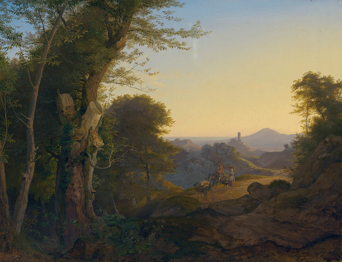 Wald bei Olevano (Serpentara)