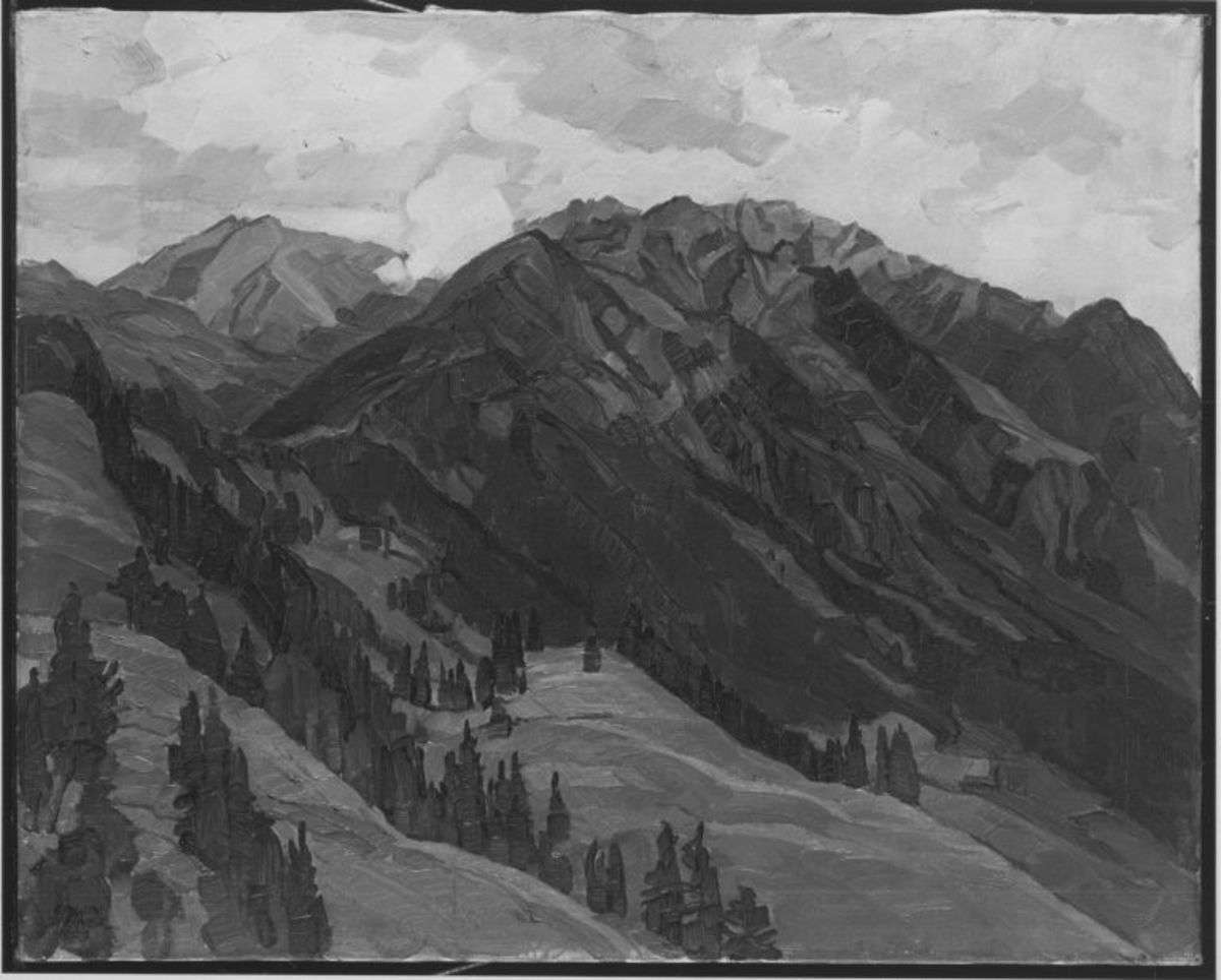 Lichtensteiner Bergmotiv