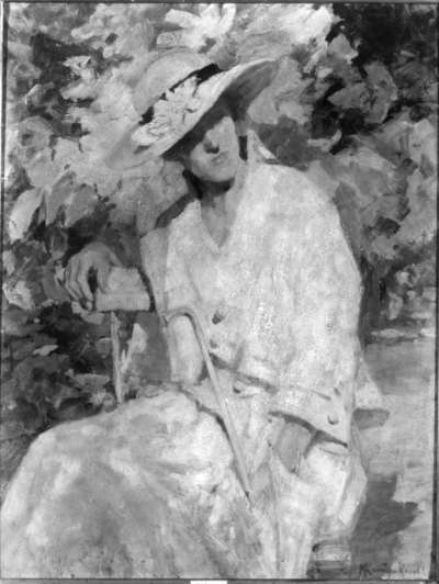 Herbstsonne (Junge Frau mit Strohhut)