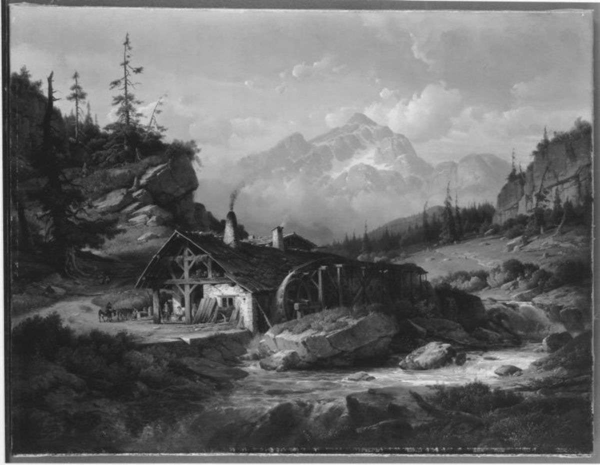 Mühle im Gebirge