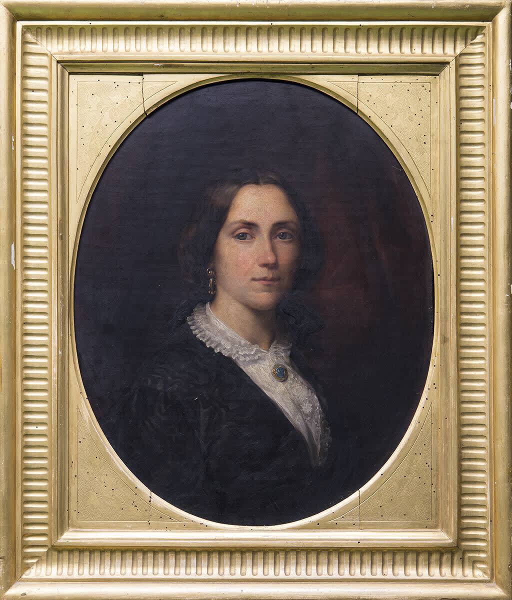 Die Ehefrau des Bildhauers Karl Voss, geb. Wolff