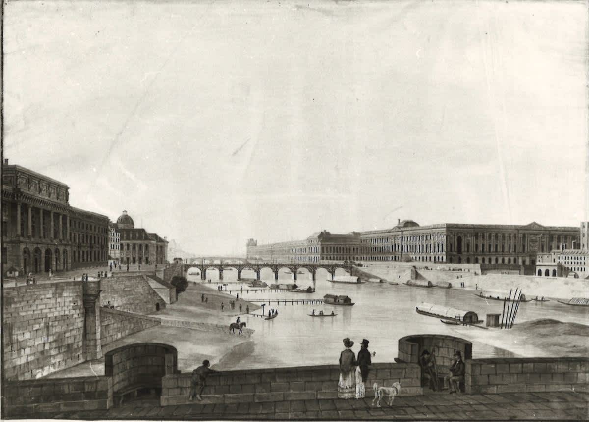 Blick von der Neuen Brücke auf Paris