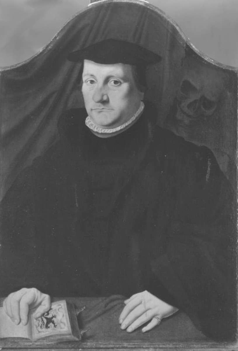 Bildnis eines Mannes (Vanitasbildnis)