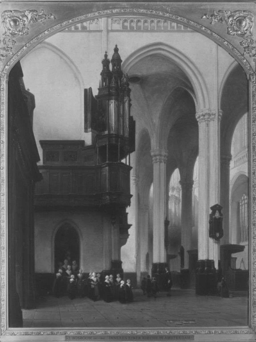 Das Innere der Neuen Kirche in Amsterdam