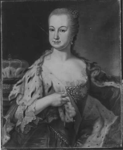 Bildnis der Elisabeth Auguste, Gemahlin des Kurfürsten Karl Theodor