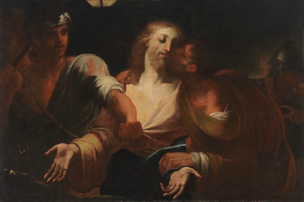 Der Judaskuss und die Gefangennahme Christi