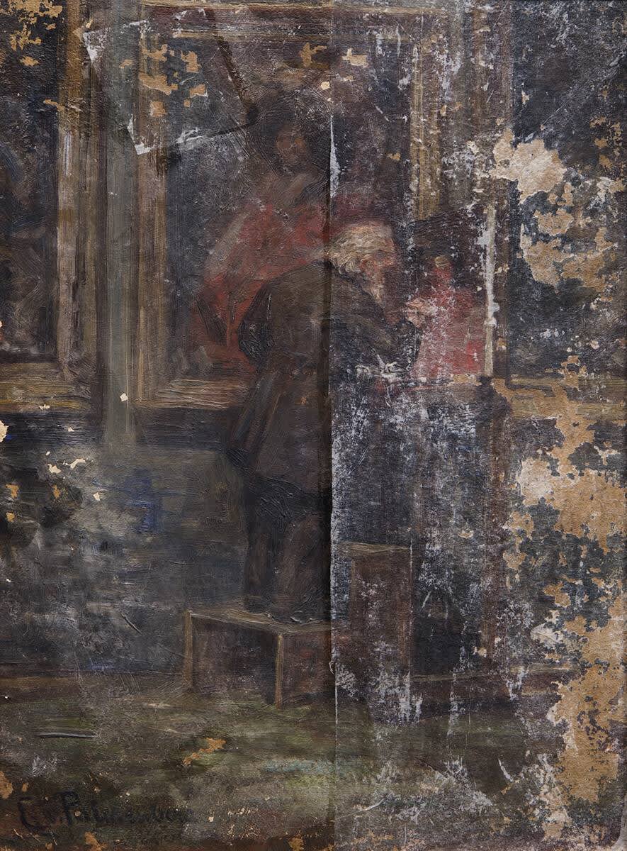 Kopist in der Alten Pinakothek