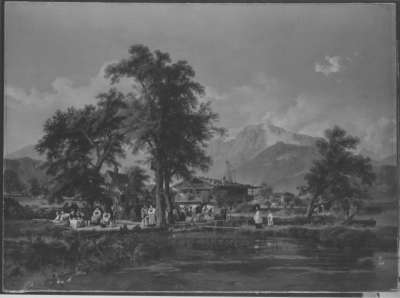 Vorbereitung zur Prozession