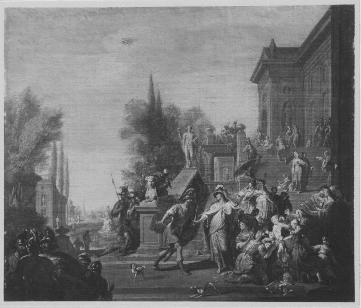 Odysseus entdeckt den verkleideten Achill