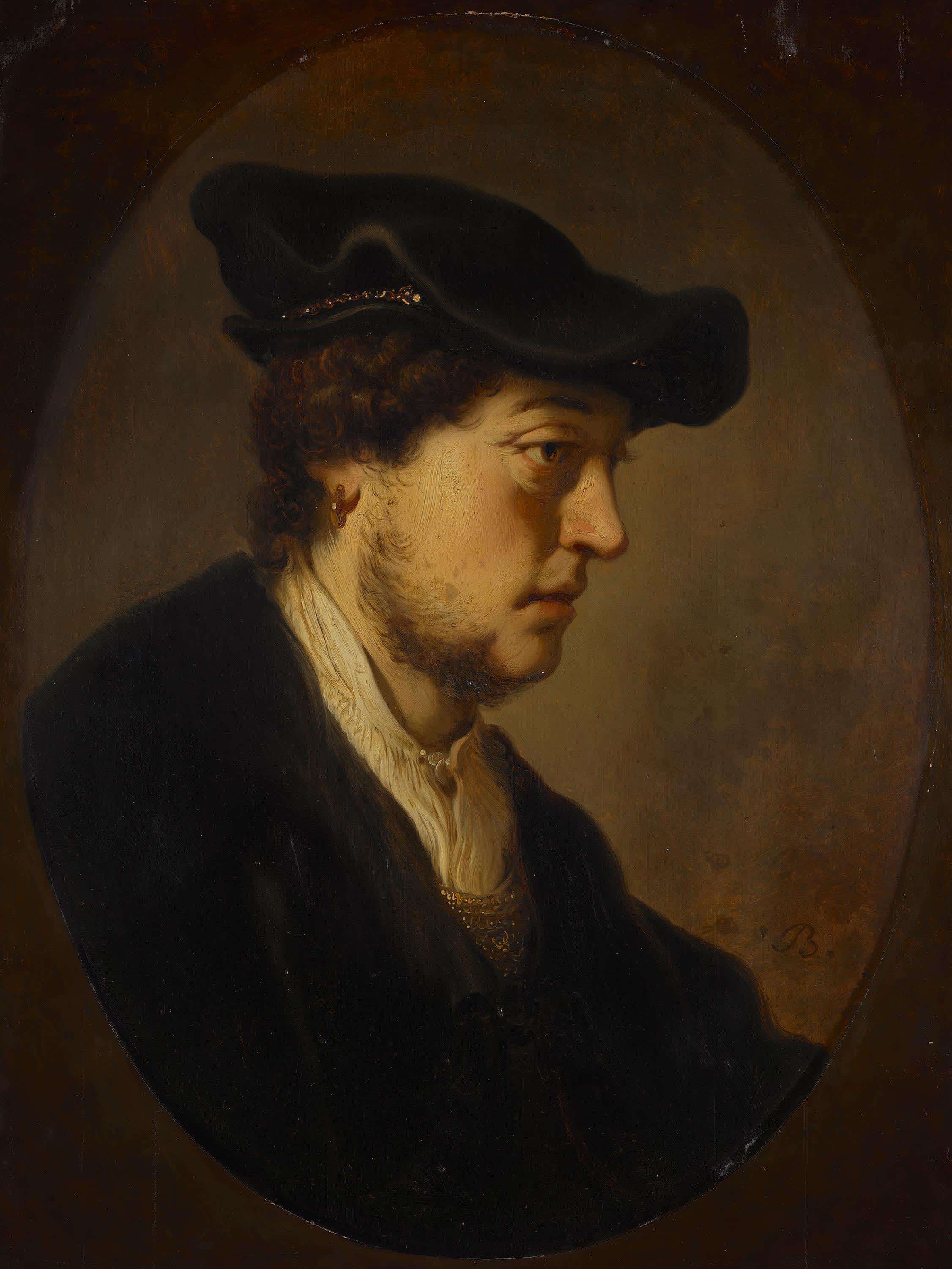 Brustbild einer Mannes