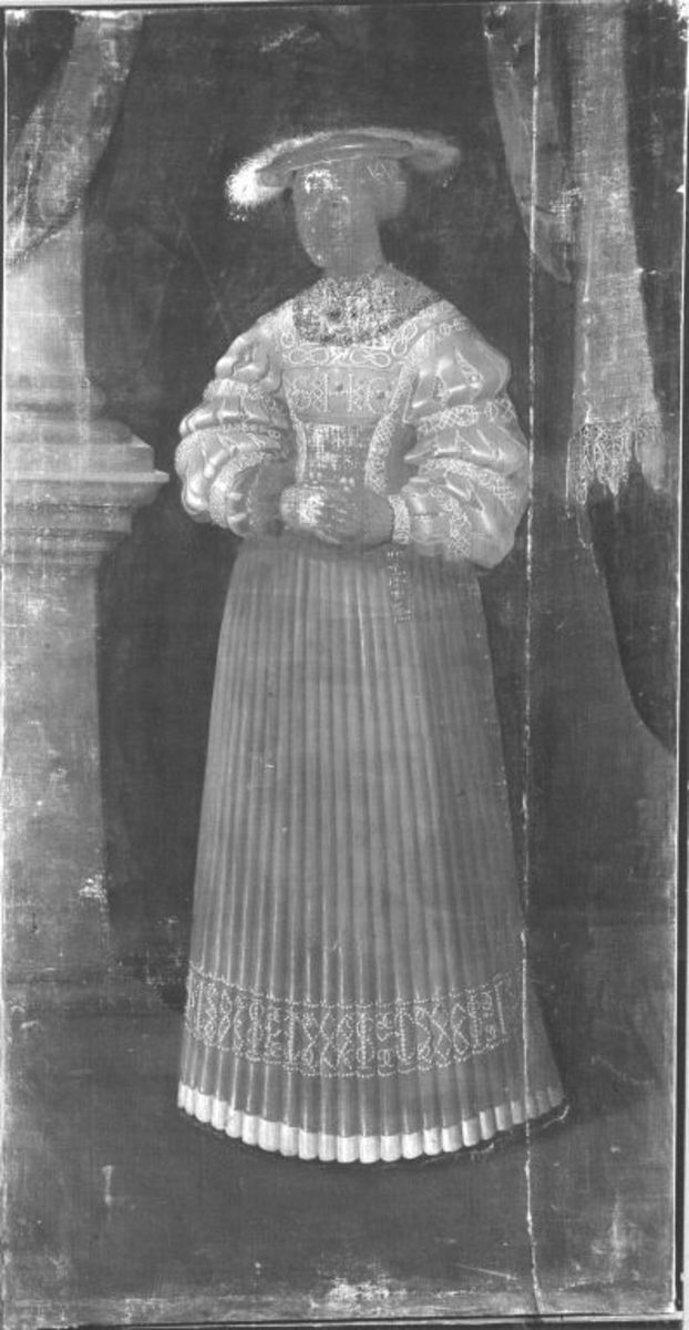Susanna von Brandenburg, Gemahlin Ottheinrichs
(Seitenverkehrte Kopie nach Inv.-Nr. 2450)