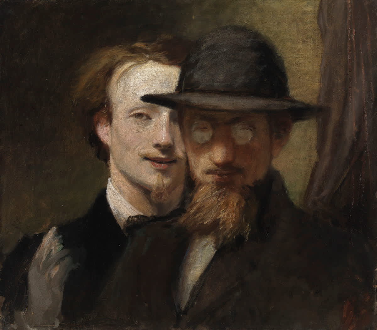 Doppelbildnis Marées und Lenbach