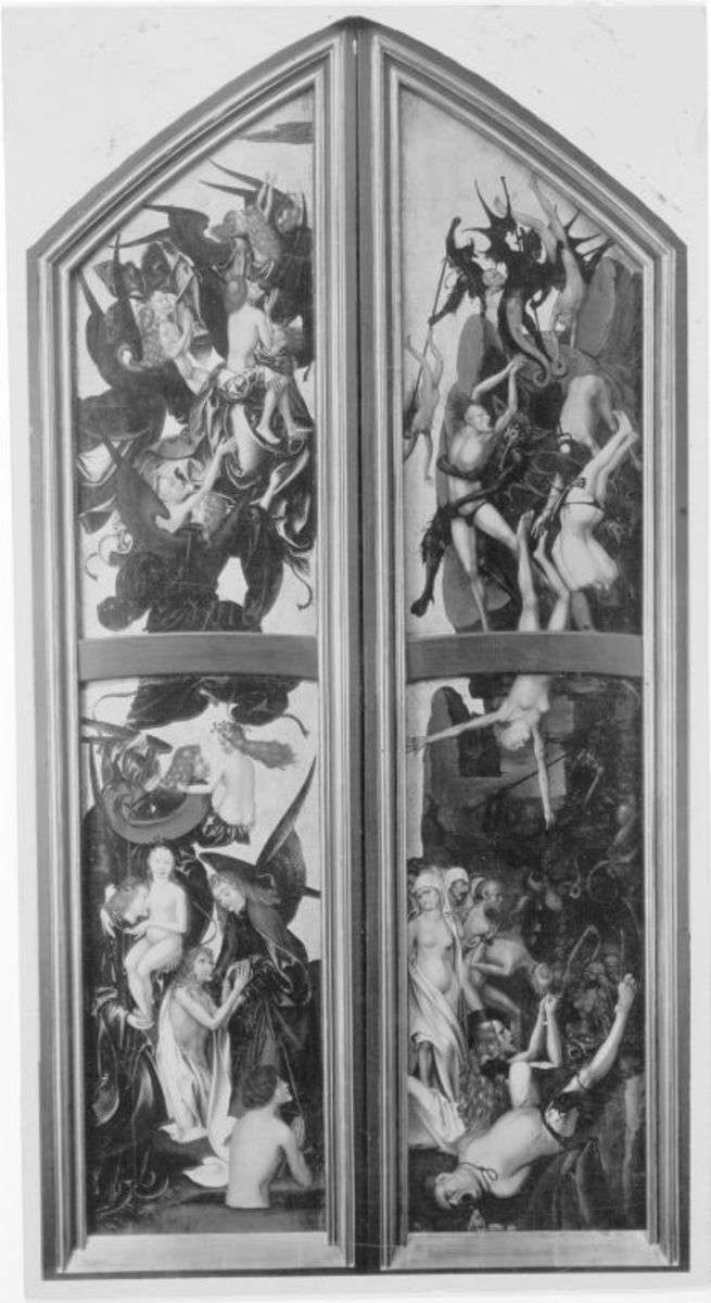 Gerichtsaltar: Höllensturz der Verdammten