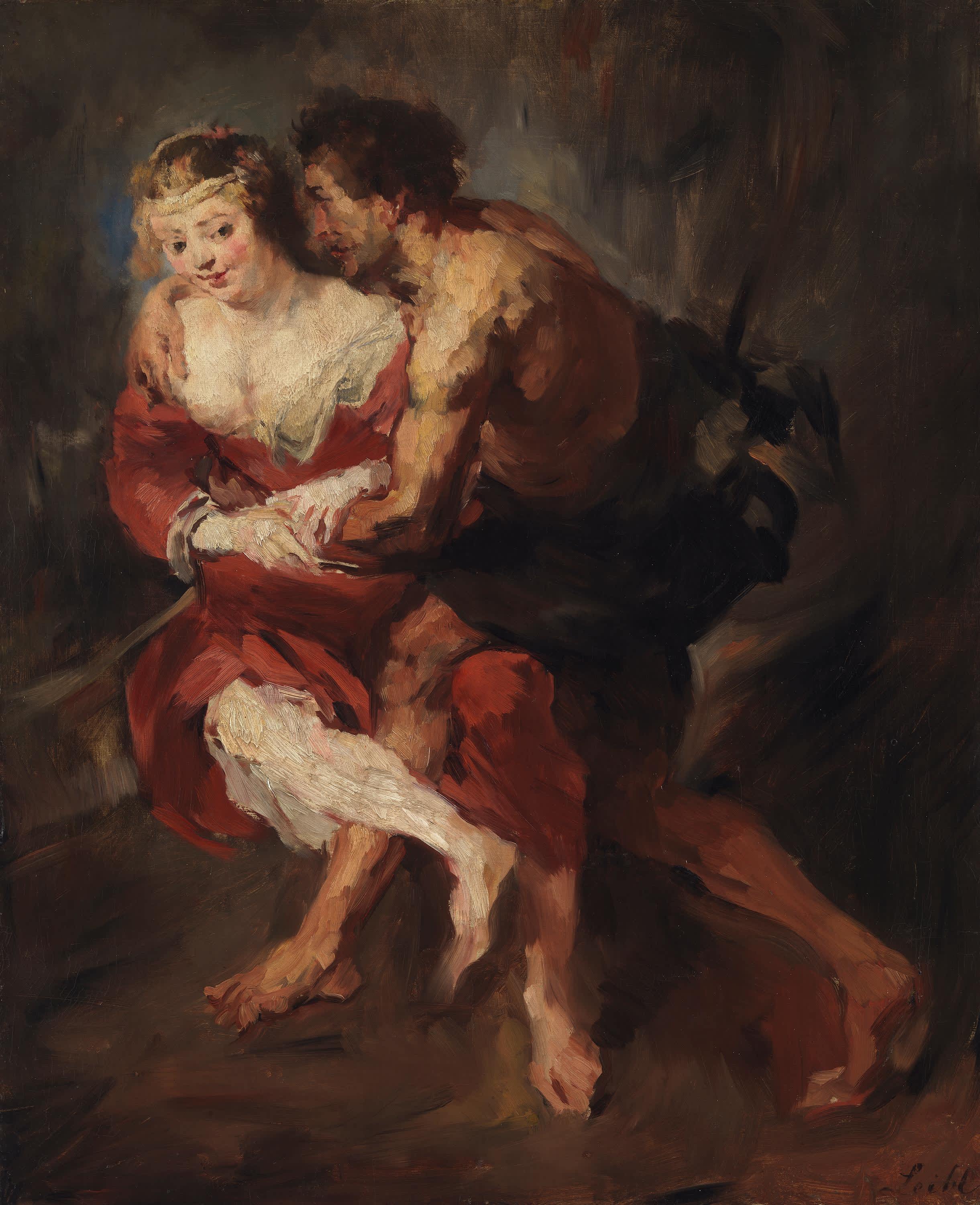 Schäferszene (nach Rubens)