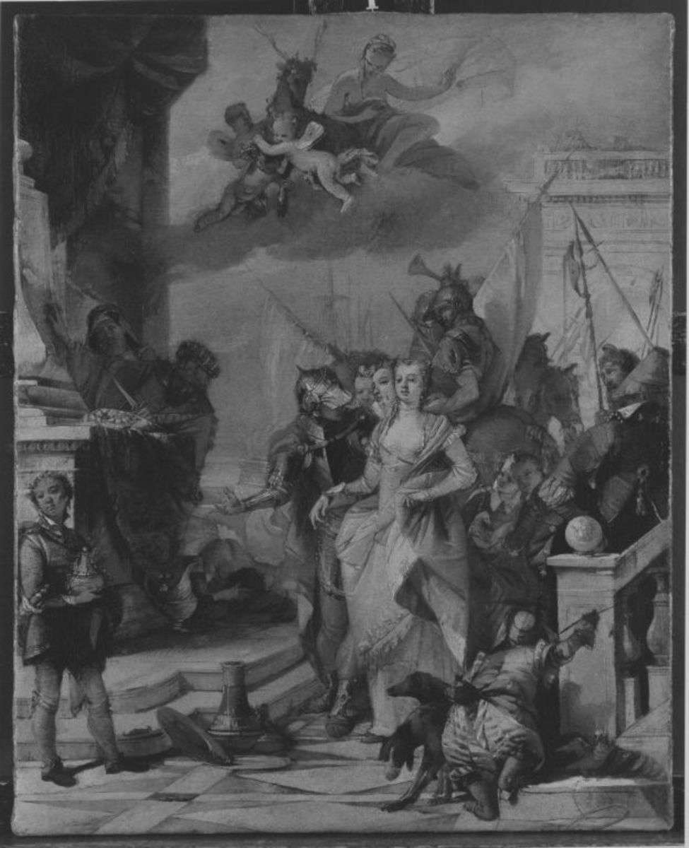 Iphigenie wird zum Tempel geführt