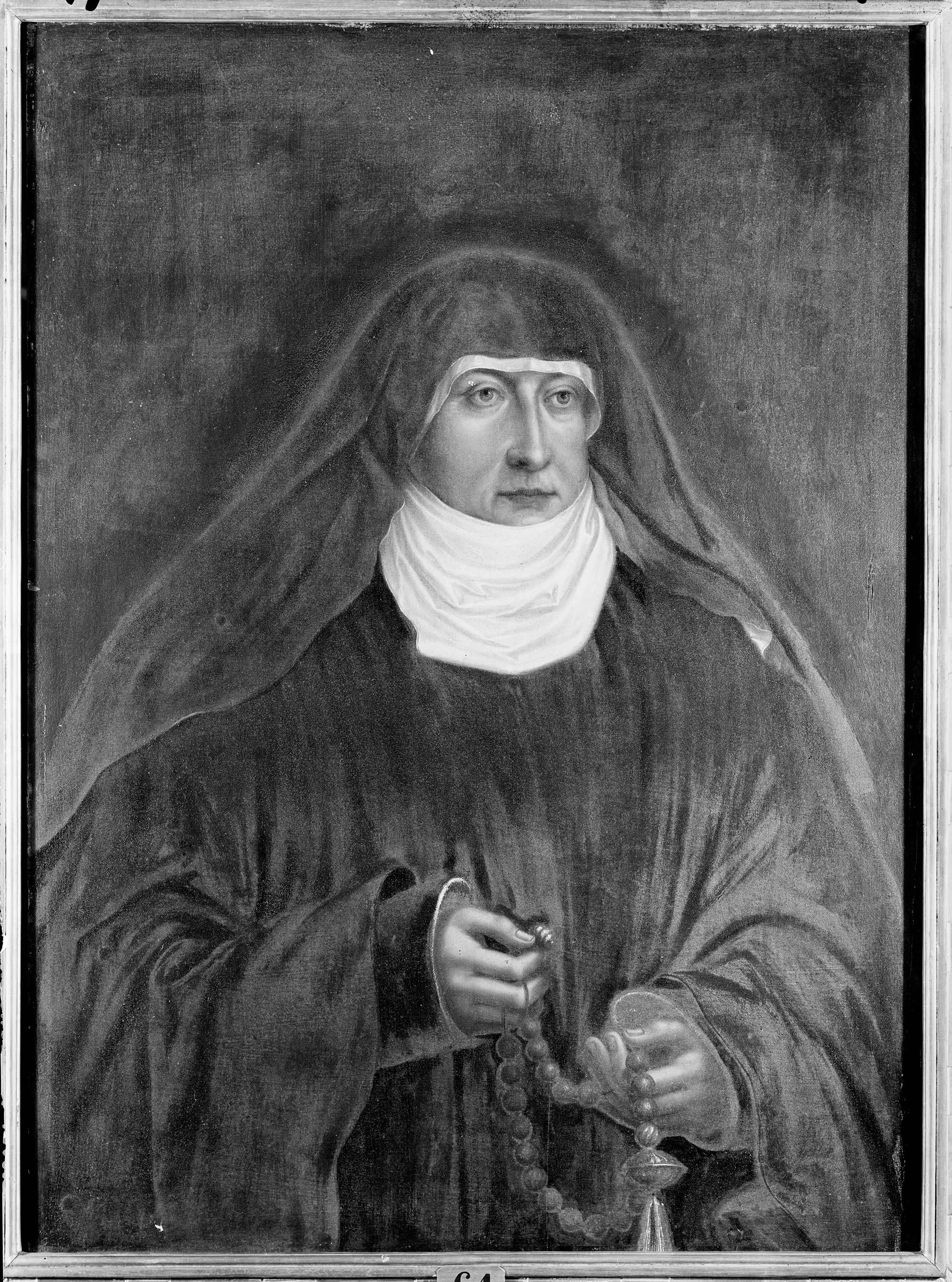 Bildnis der Herzogin Margarethe von Landshut, Äbtissin von Neuburg, Tochter des Herzogs Georg des Reichen von Bayern-Landshut (1480-1531) (Kopie nach Hans Wertinger)