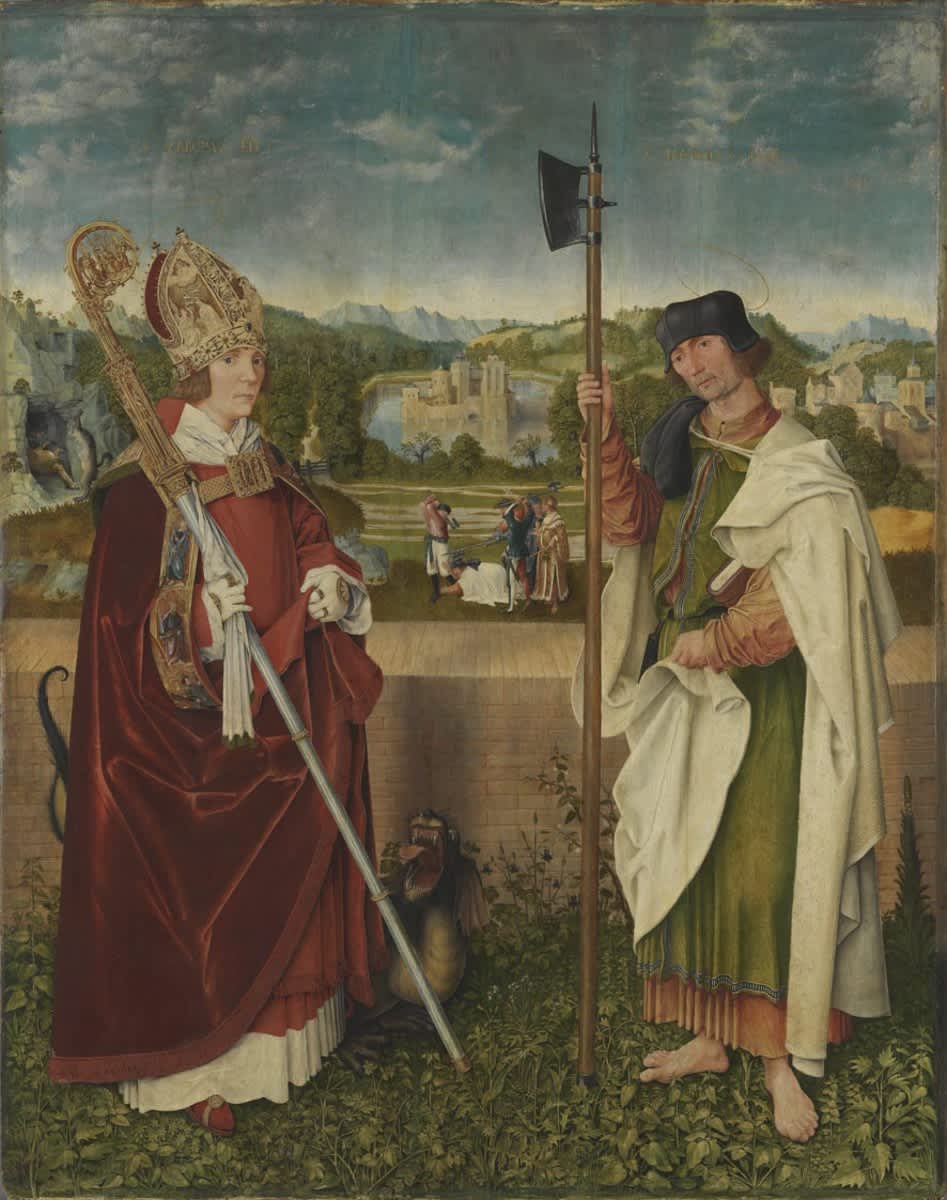 "Universitätsaltar": Hll. Narzissus und Mathäus