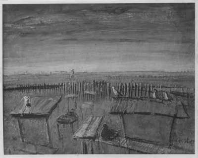 Verlassener Biergarten