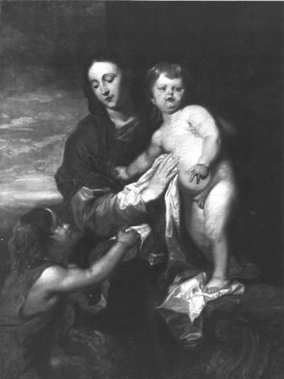 Madonna mit Kind und Johannesknaben (nach van Dyck)