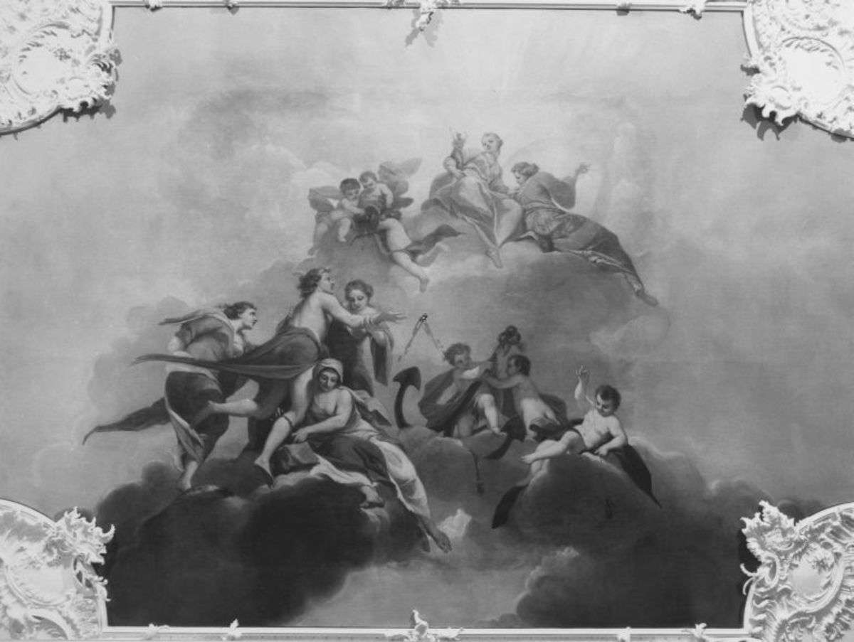 Huldigung an die Kunst (Deckenbild)