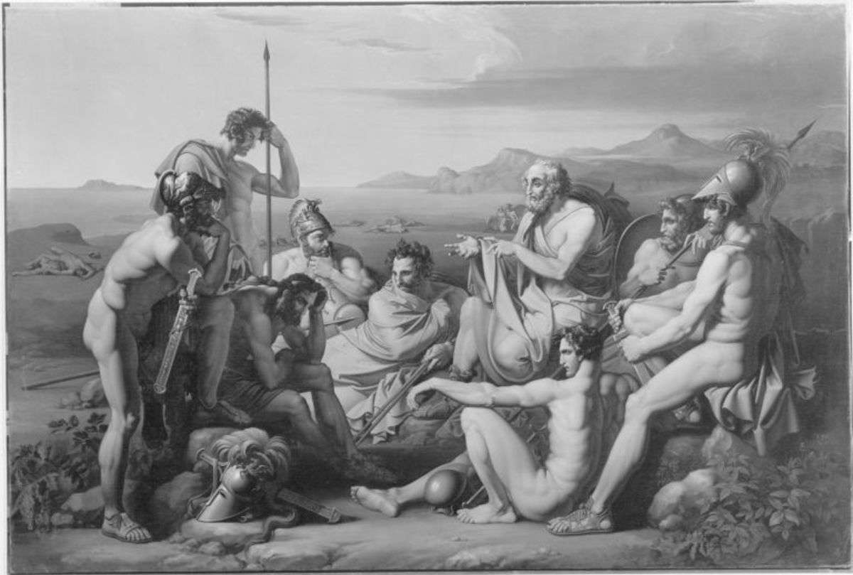 Die griechischen Helden vor Troja