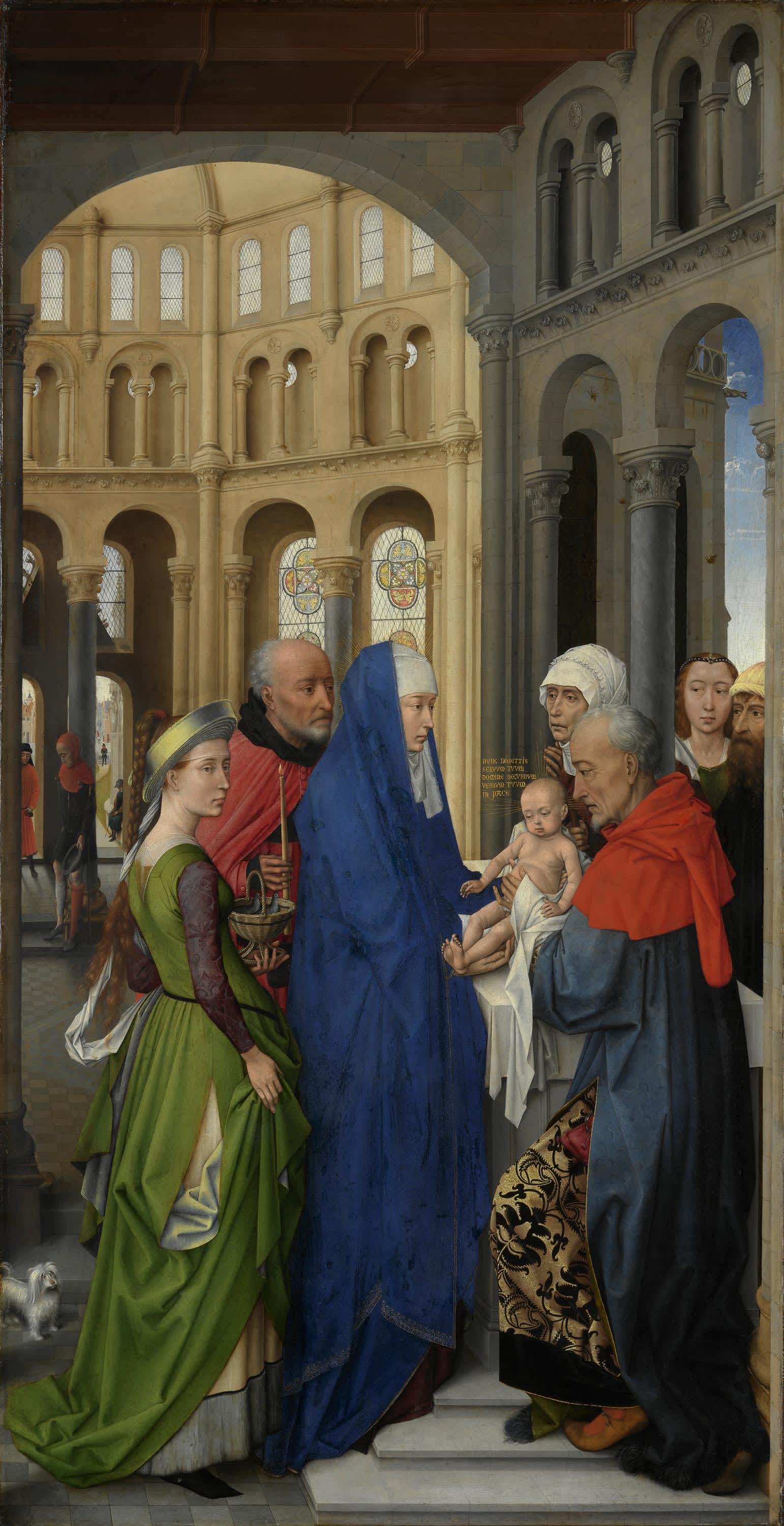 Columba-Altar: Darbringung im Tempel