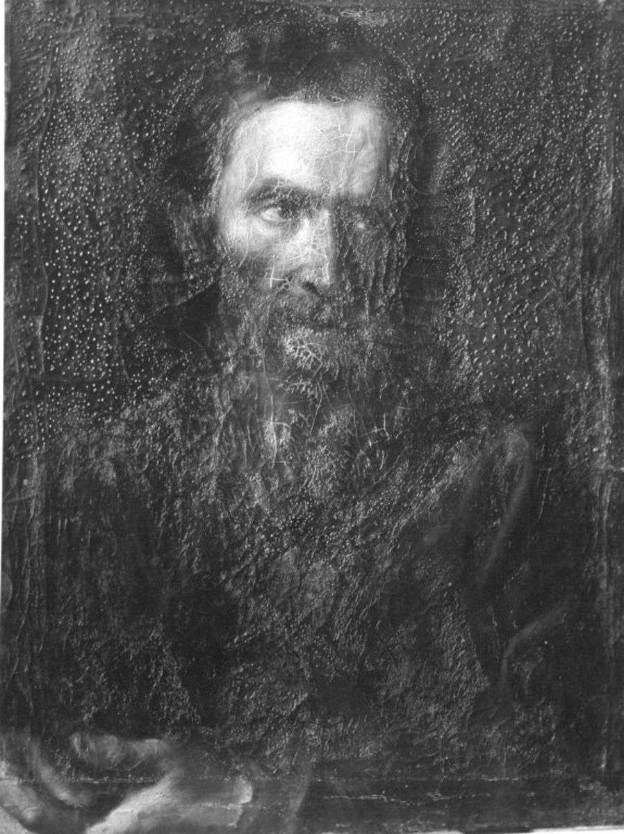 Studienkopf eines alten Mannes