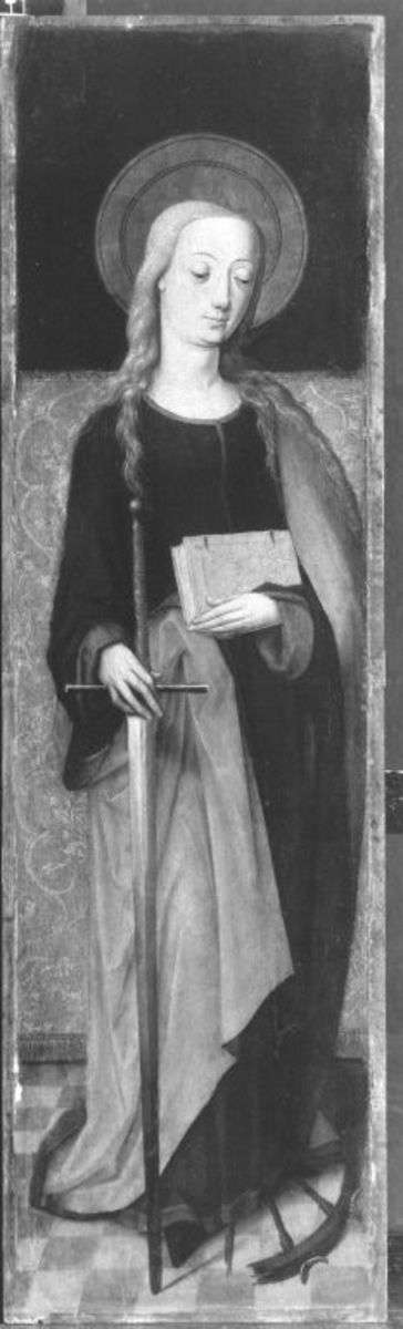 Altarflügel: Hl. Katharina