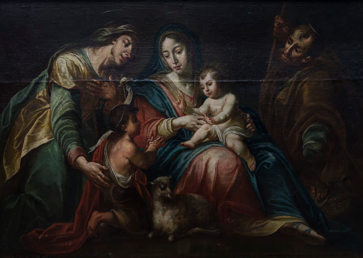 Heilige Familie (Kopie nach dem Gnadenbild des Peter Candid in St. Anton, Mü.-Nr.7417)